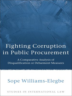 cover image of Fighting Corruption in Public Procurement